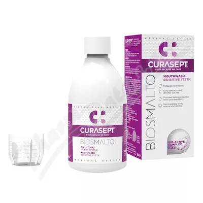 CURASEPT Biosmalto Sensitiv Płyn do płukania jamy ustnej 300ml