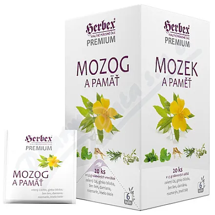 HERBEX Mozek a paměť n.s.20x1.5g