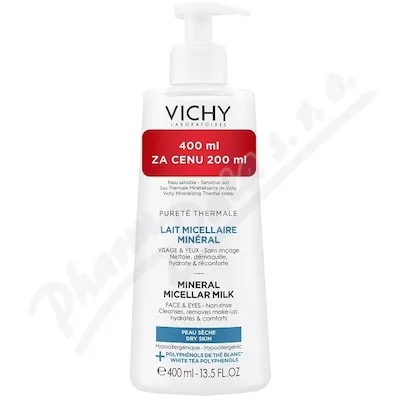 VICHY PURETÉ THERMALE Micelární mléko 400ml