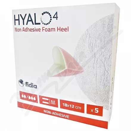 HYALO4 NON ADHESIVE FOAM HEEL DRESSING 18 X 12 CM