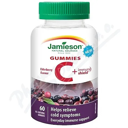 JAMIESON Vitamin C Immune Shield Gummies pas.60