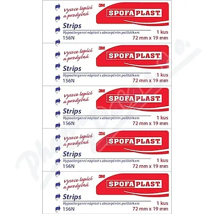 3M Spofaplast 156N Paski 72x19mm 5szt