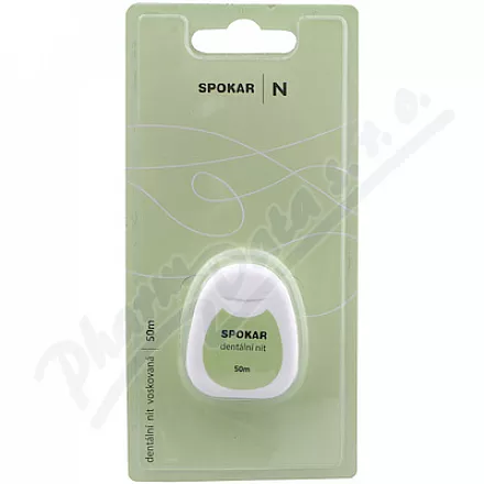 SPOKAR N Dentální nit voskovaná 50m
