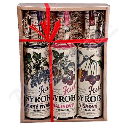 Kitl Syrob Černý rybíz+Malina+Višeň 3x500ml