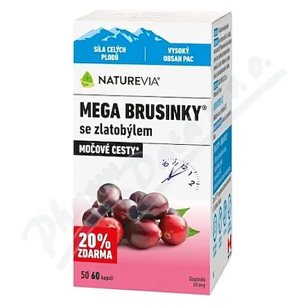 NatureVia Mega Żurawina cps.60