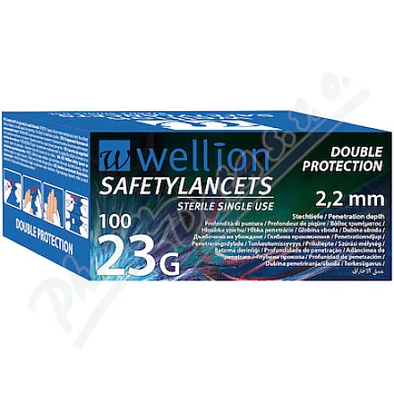 LANCETY BEZPIECZNE WELLION 23G