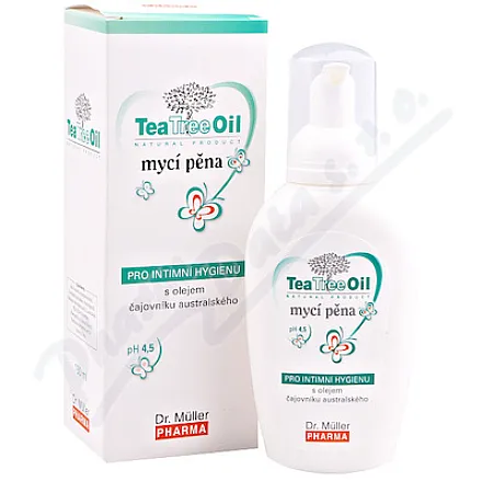 Pianka oczyszczająca do higieny intymnej z olejkiem z drzewa herbacianego 150ml