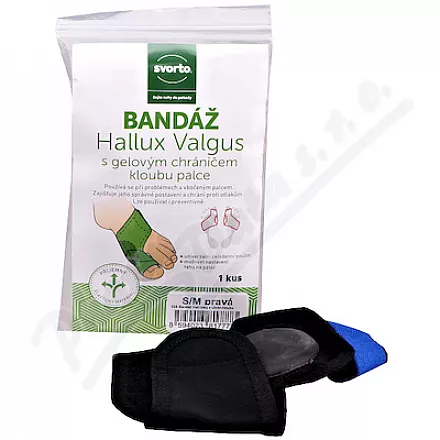 svorto 028 Band.Hallux Valg.gel.chr.palce S/Mpravá
