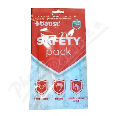 SAFETY pack maska+rukavice+ubrousek