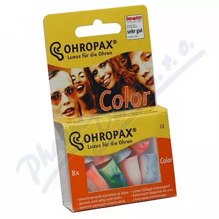 Ohropax Chránič sluchu Color 8ks