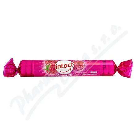 Intact hroznový cukr s vitaminem C Malina 40g