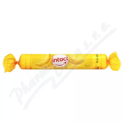 Intact hroznový cukr s vit.C banán 40g (rolička)