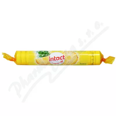 Intact hroznový cukr s vit.C ananas 40g (rolička)