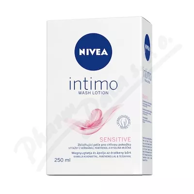 NIVEA Intimo Sensitive sprch.emulze 250ml č.81051 - intimní hygiena, ubrousky,intimní vlhčené ubrousky,ubrousky na intimní hygienu,