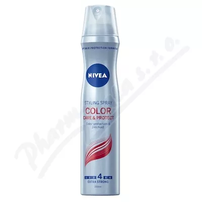 NIVEA lak na vlasy pro zářivou barvu 250ml 86805 - styling,ofiny styling,vlasový styling,