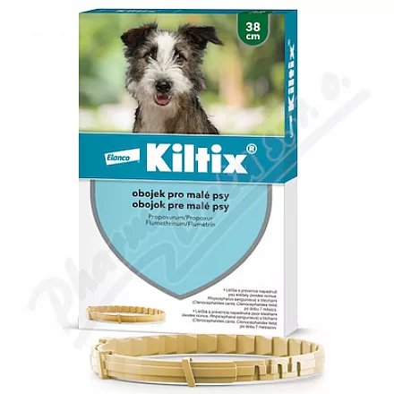 Kiltix obojek pro malé psy 38cm