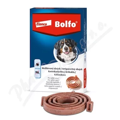 Bolfo 4.442g obojek pro velké psy 70cm - Veterinární přípravky a potřeby pro vaše mazlíčky.