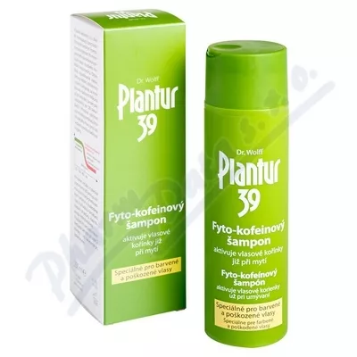 Plantur 39 Kofeinový šampon barv.a pošk.vl. 250ml