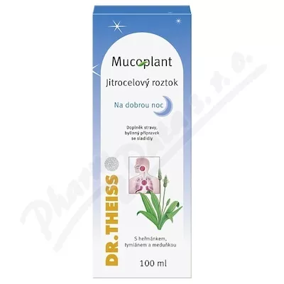 Mucoplant jitrocelový sirup Na dobrou noc 128g