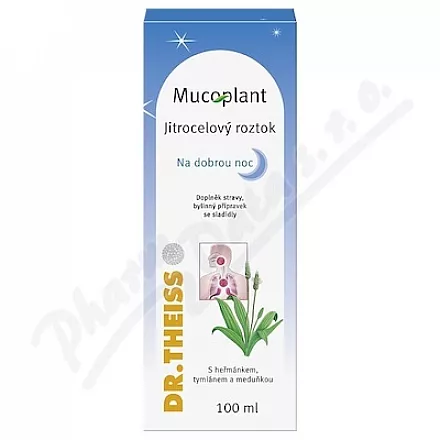 Mucoplant jitrocelový sirup Na dobrou noc 128g