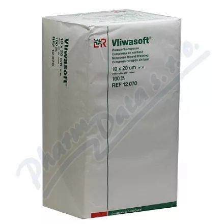 VLIWASOFT, NIESTERYLNY KOMPRES, 4 WARSTWY, 10 CM X 20 CM