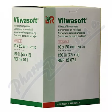 VLIWASOFT - STERILNÍ KOMPRESE, 4 VRSTVY, 10 CM X 20 CM