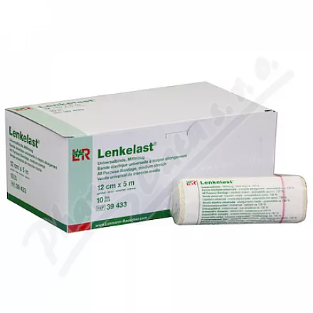 Lenkelast średnia elastyczna owijka 12cmx5m 1szt