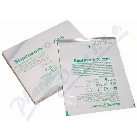 Osłona Suprasorb X+PHMB 5x5cm 5szt antybakteryjna sterylna