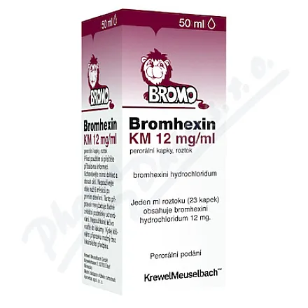 Bromhexin KM 8mg/ml por.gtt.sol.1x50ml