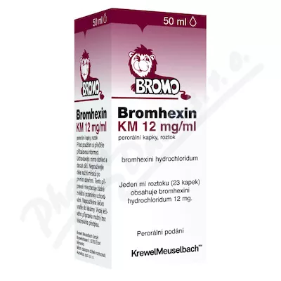 Bromhexine KM 8mg/ml por.gtt.sol.1x50ml