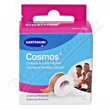 COSMOS cívková pevná náplast 2.5cmx5m 1ks