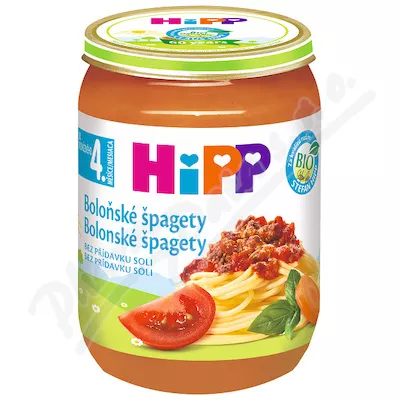 HiPP BABY BIO Boloňské špagety 190g