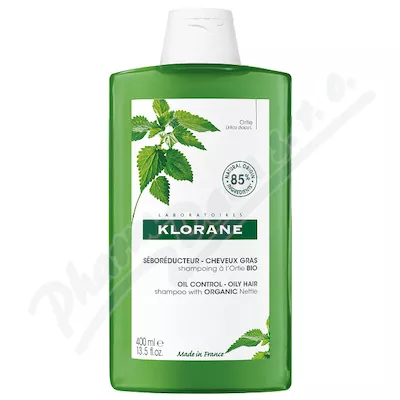 KLORANE Šampon s BIO kopřivou mastné vlasy 400ml - vlasová péče,péče o vlasy,