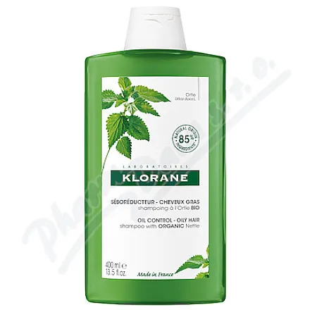 KLORANE Szampon z BIO pokrzywą do włosów przetłuszczających się 400ml