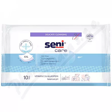 Seni Care vlhčené ubrousky vit.E a allantoin 10ks