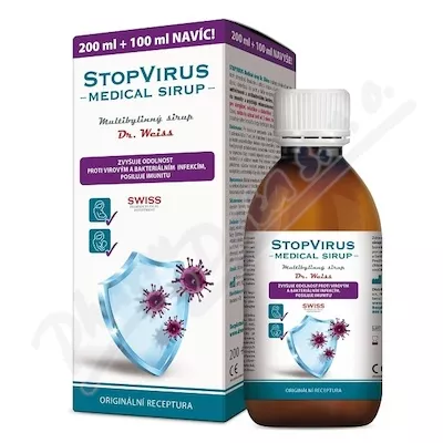 STOPVIRUS Medical sirup Dr. Weiss 200+100ml NAVÍC