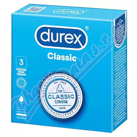 DUREX Classic prezervativ 3ks