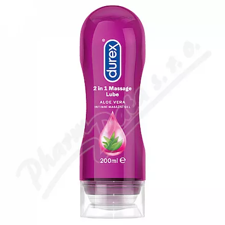 DUREX intimní masážní gel 2v1 s Aloe vera 200ml