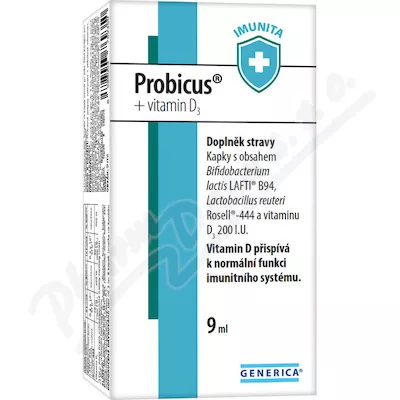 Probicus+vitamin D3 9ml Generica