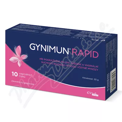 Gynimun Rapid 10 vaginálních čípků