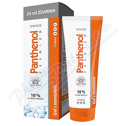 Panthenol 10%Swiss PREMIUM żel z mentolem 100+25ml