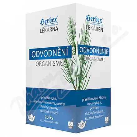 HERBEX lékárna Odvodnění organismu n.s.20x3g