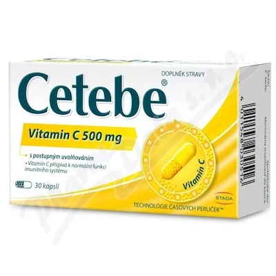 Cetebe witamina C 500mg cps.30