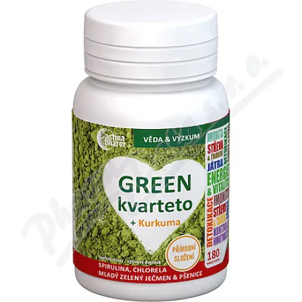 Astina GREEN kwartet z kurkumą tbl.180