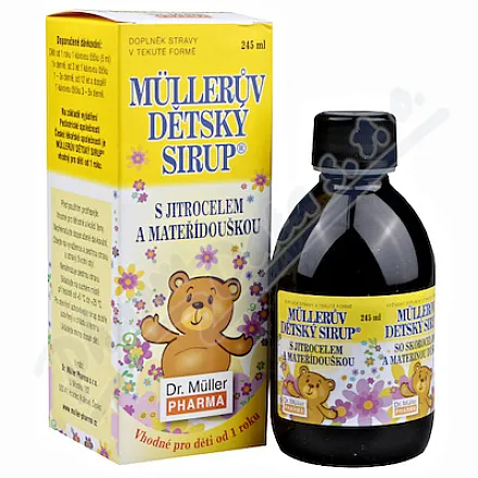 Syrop dla dzieci Müller's z babką lancetowatą i babką płesznik 245ml
