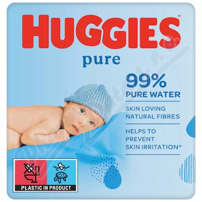 HUGGIES Pure Triplo vlhčené ubrousky 3x56ks