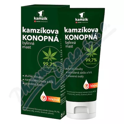 Cemio Kamzíkova konop.mast hřejivá 200ml NEW ČR/SK