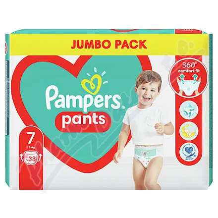 Pampers pants 7 17+kg 38szt