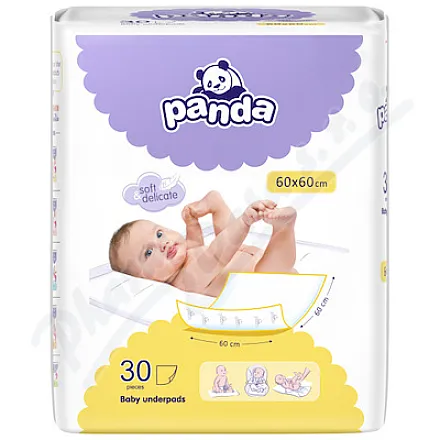 Panda – maty do przewijania dla dzieci 60 x 60 cm, 30 szt.