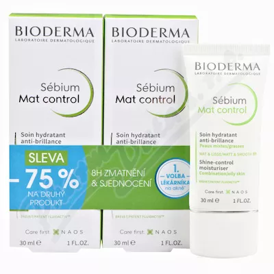 BIODERMA Sébium Mat control 30ml 1+1